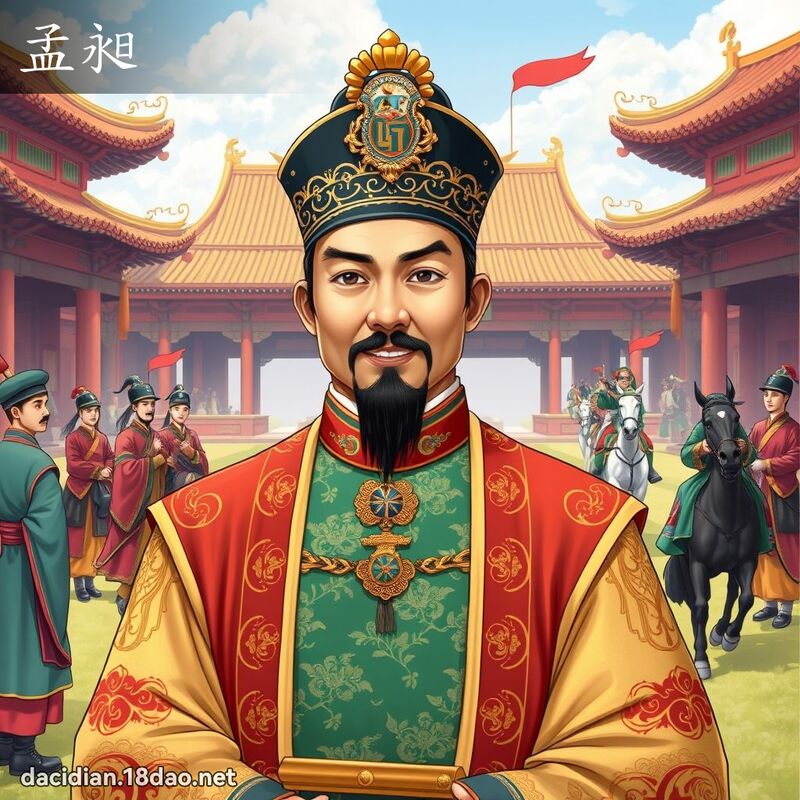 孟昶 - 国语大辞典配图
