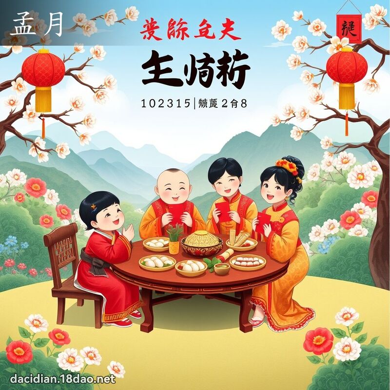 孟月 - 國語大辭典配圖