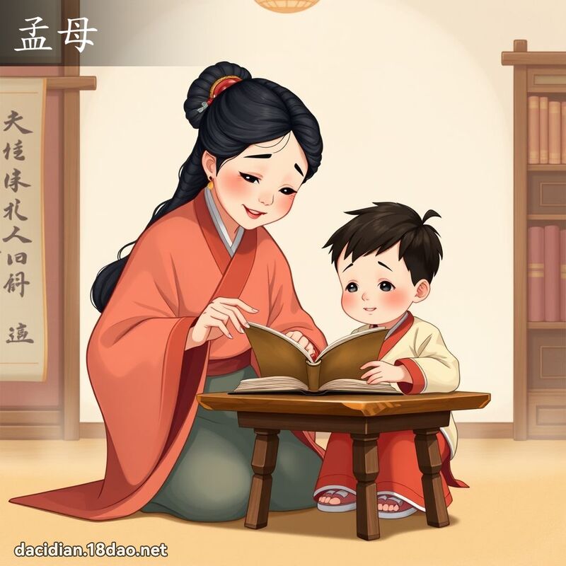 孟母 - 國語大辭典配圖