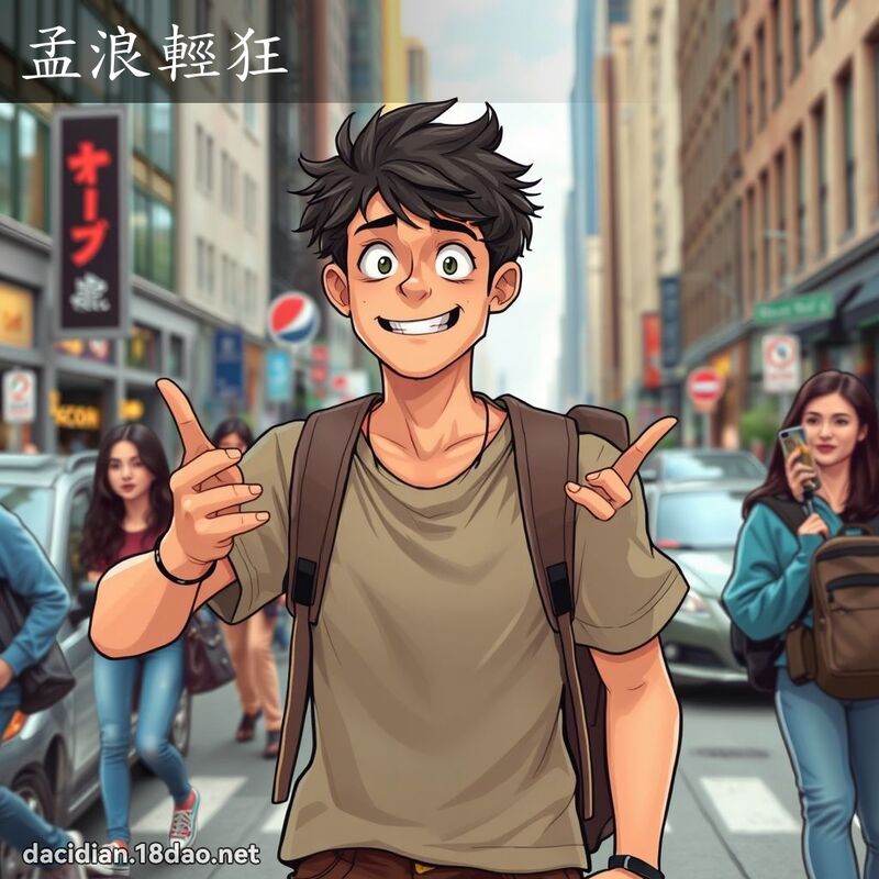 孟浪轻狂 - 国语大辞典配图