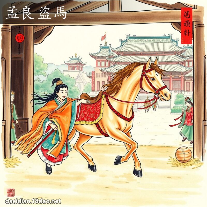 孟良盗马 - 国语大辞典配图