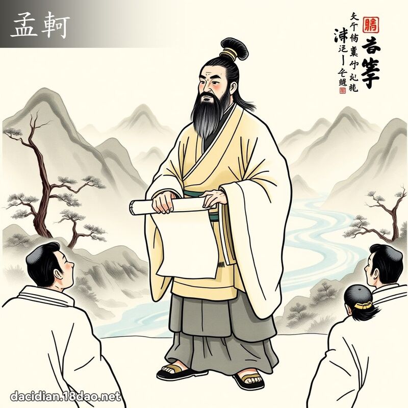 孟軻 - 国语大辞典配图