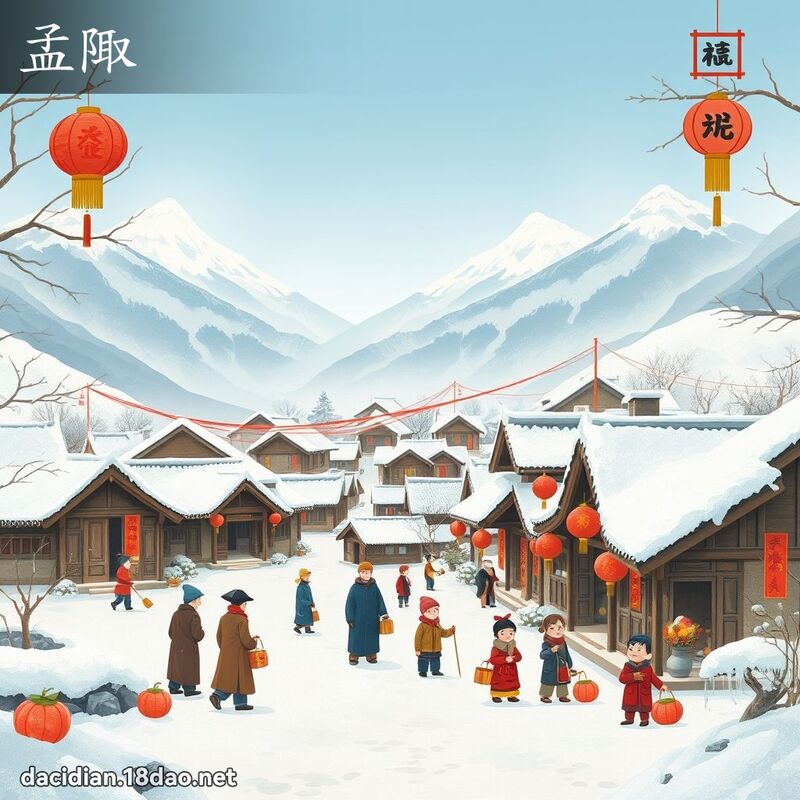 孟陬 - 國語大辭典配圖