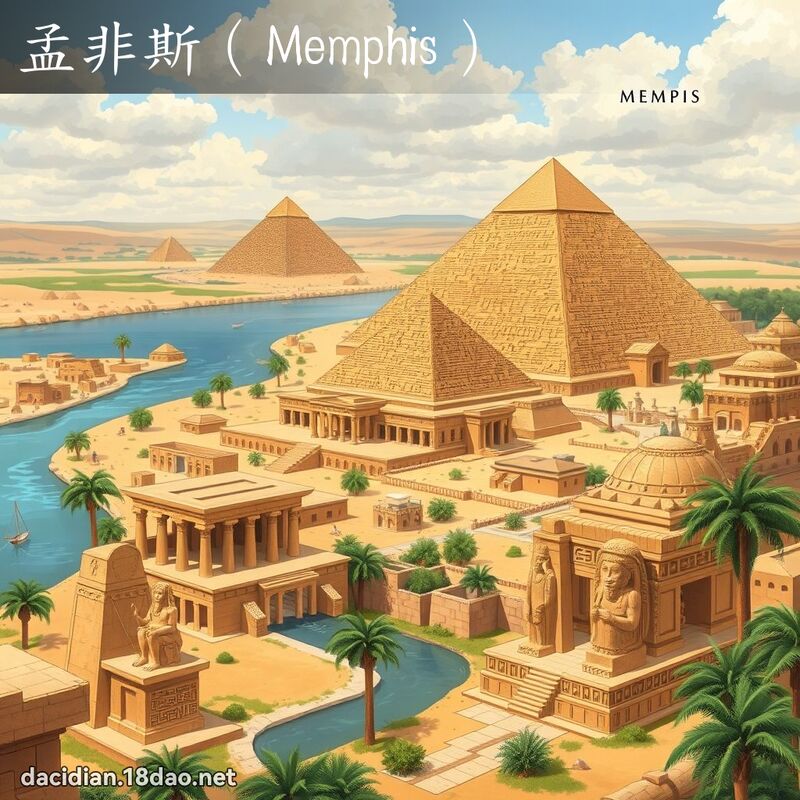 孟非斯（Memphis） - 國語大辭典配圖