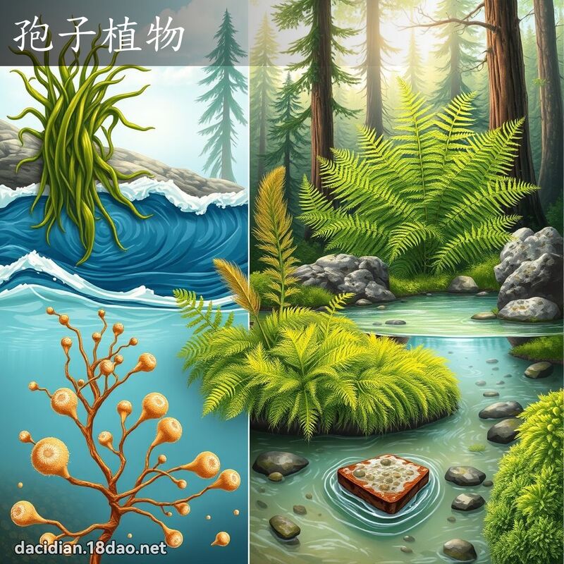 孢子植物 - 國語大辭典配圖