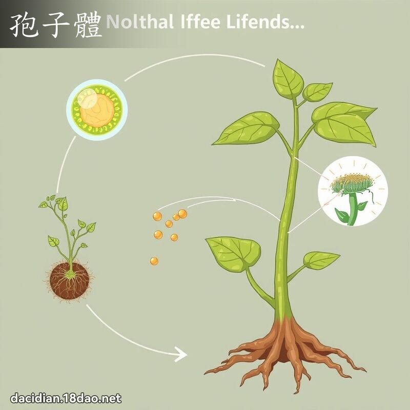 孢子體 - 國語大辭典配圖