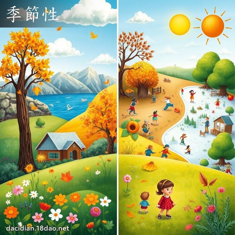 季节性 - 国语大辞典配图