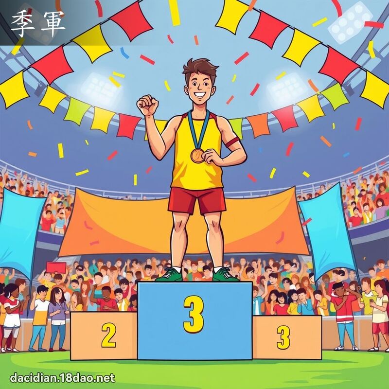 季军 - 国语大辞典配图