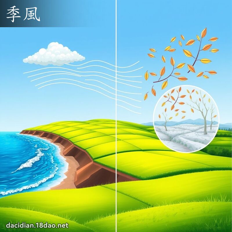 季风 - 国语大辞典配图