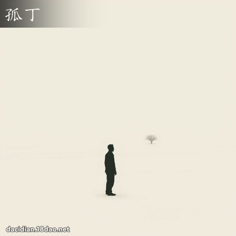 詞語: 孤丁 (多意詞)