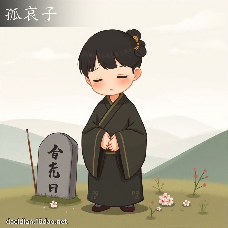 孤哀子 - 國語大辭典配圖