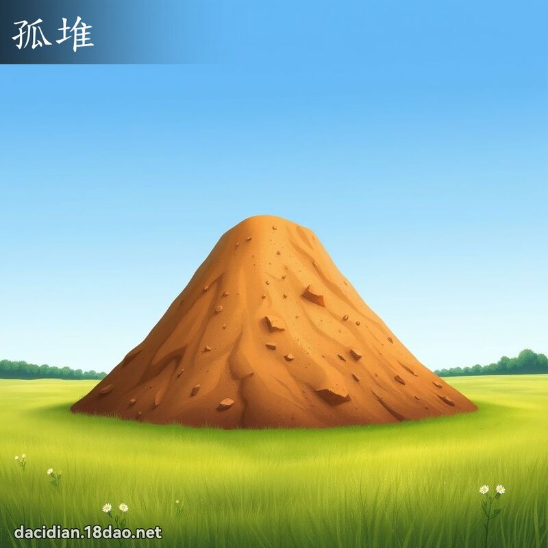 孤堆 - 國語大辭典配圖
