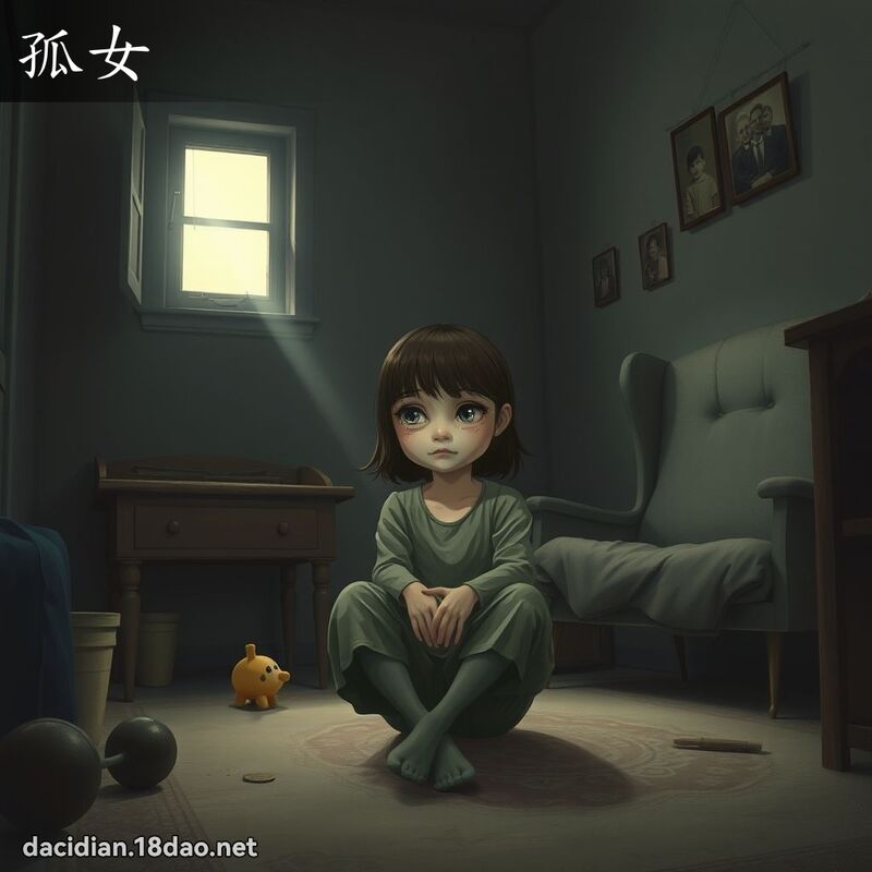 孤女 - 国语大辞典配图