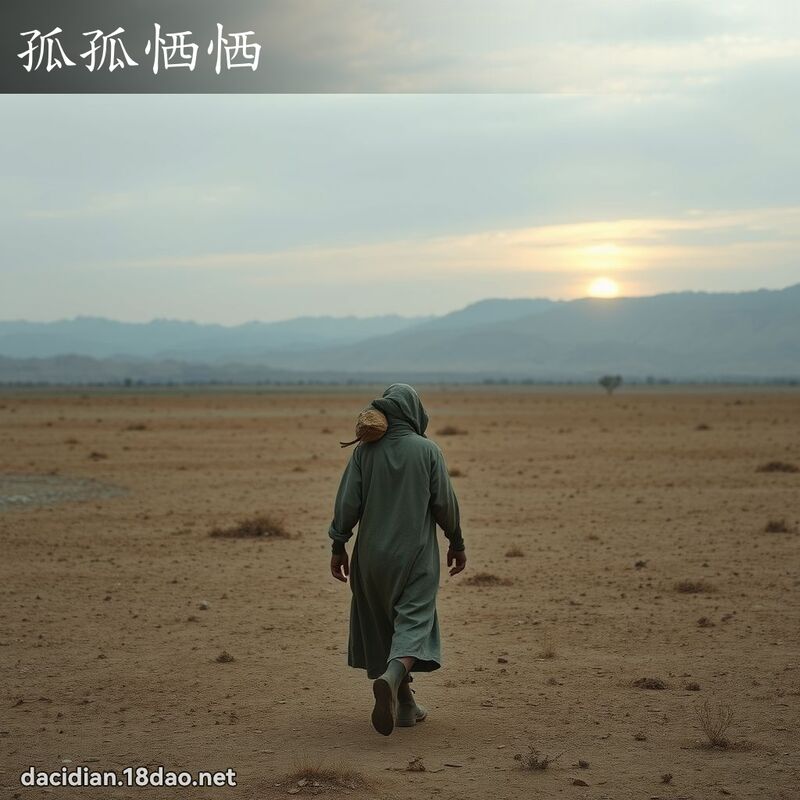 孤孤恓恓 - 國語大辭典配圖