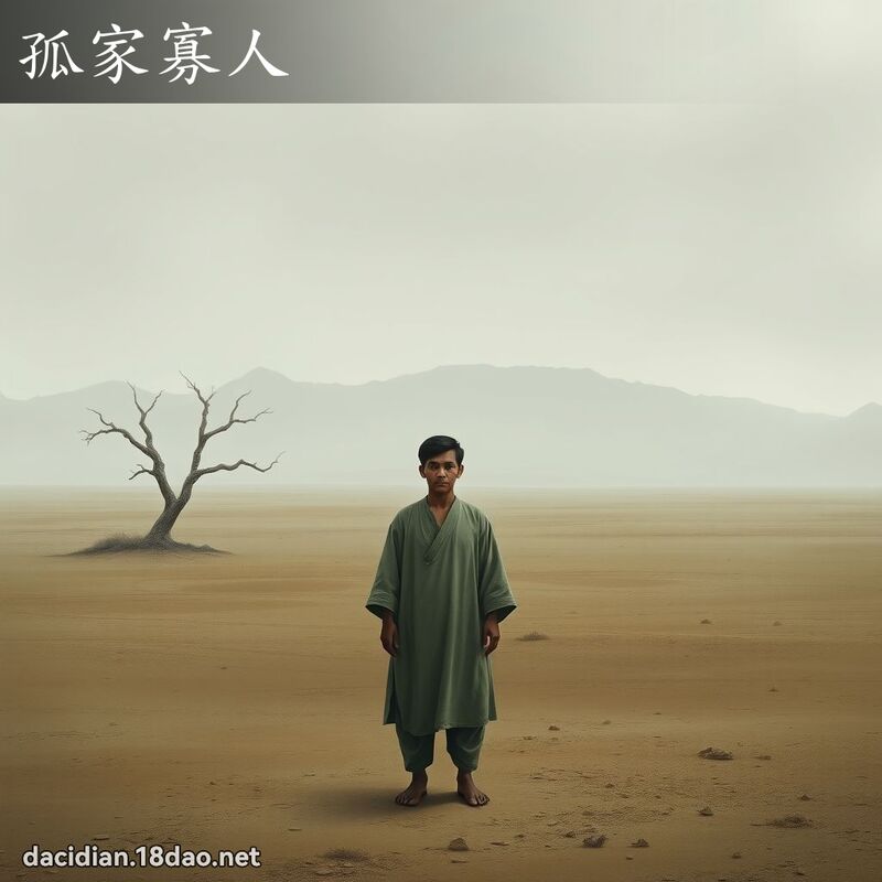 孤家寡人 - 国语大辞典配图