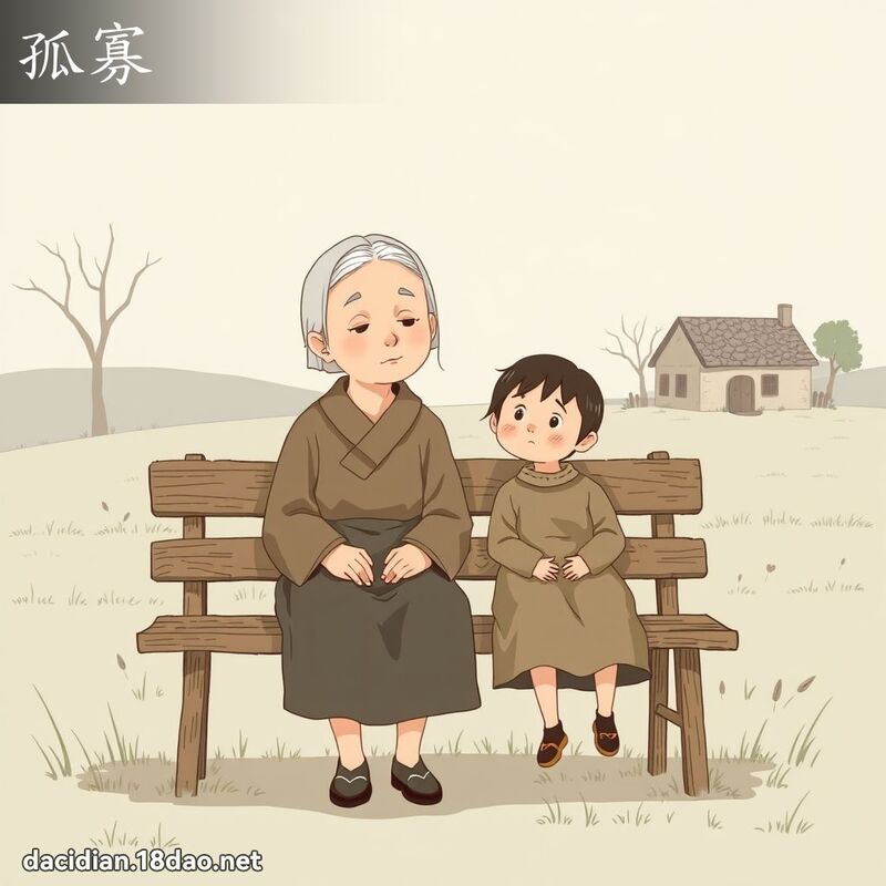 孤寡 - 国语大辞典配图