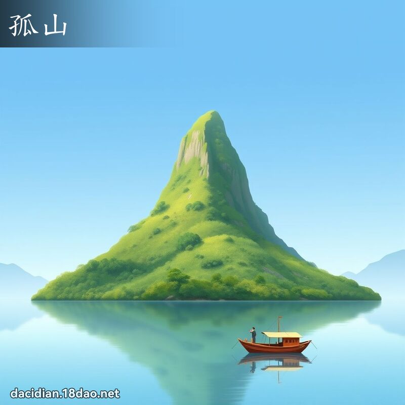 孤山 - 國語大辭典配圖