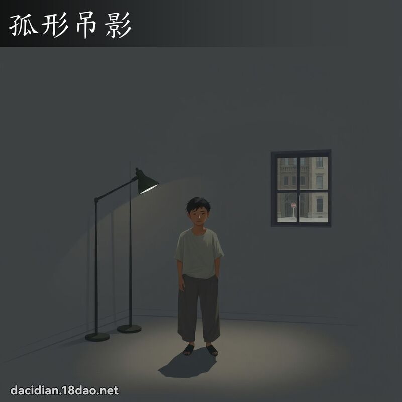 孤形吊影 - 國語大辭典配圖