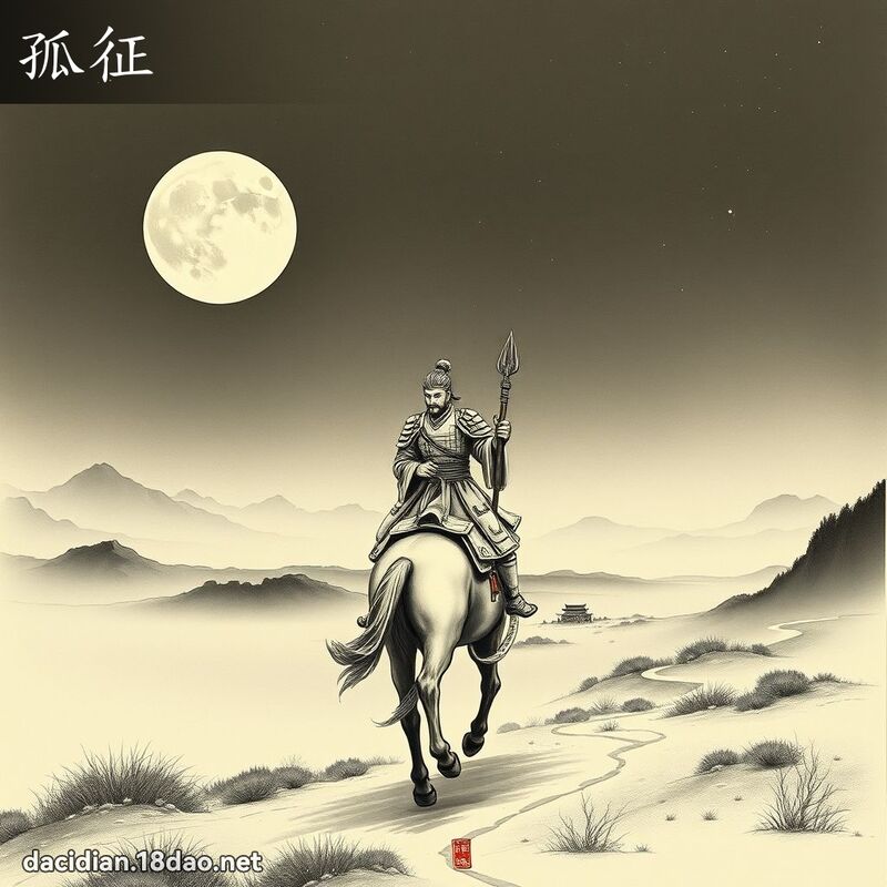 孤征 - 国语大辞典配图