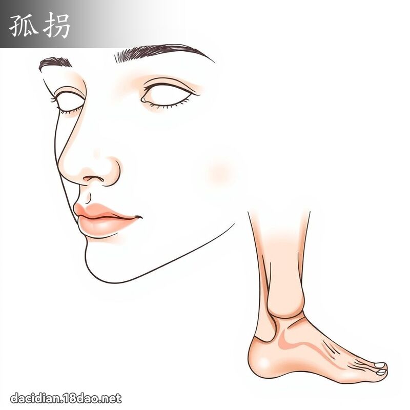 孤拐 - 国语大辞典配图