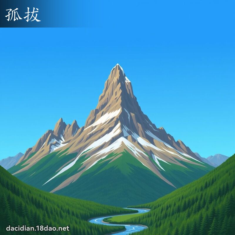 孤拔 - 国语大辞典配图