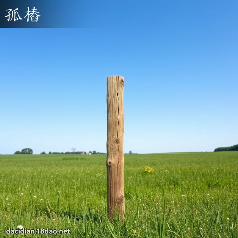 孤桩 - 国语大辞典配图