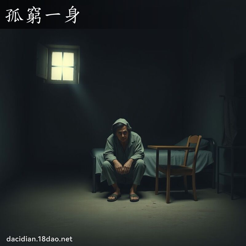 孤穷一身 - 国语大辞典配图