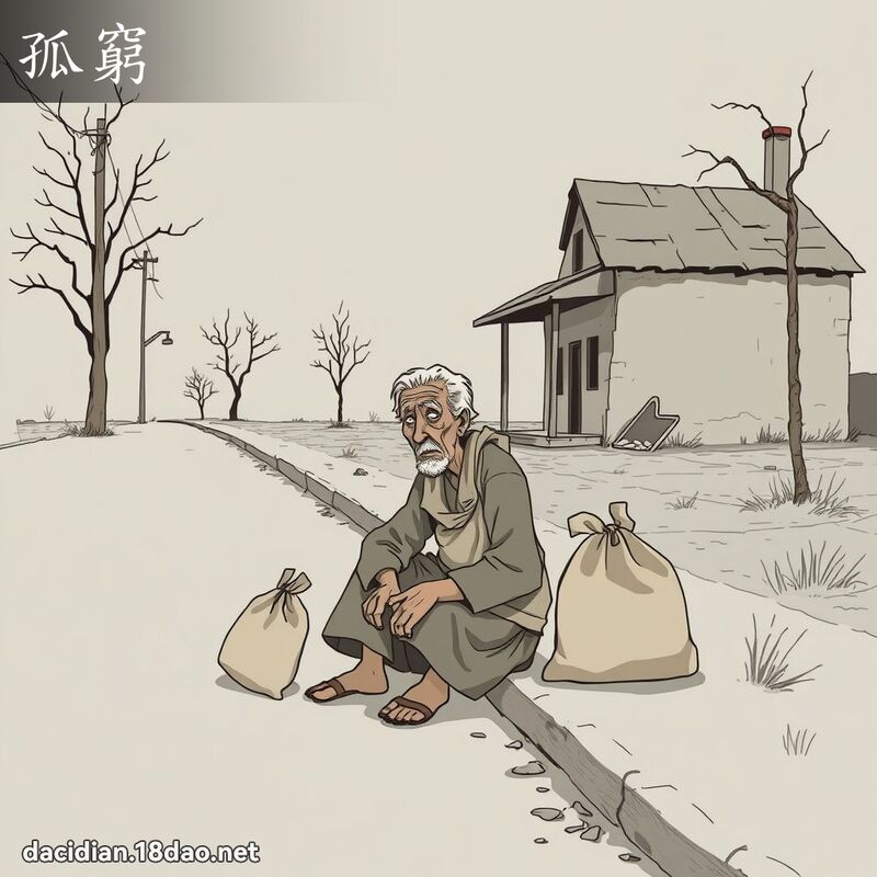 孤窮 - 國語大辭典配圖