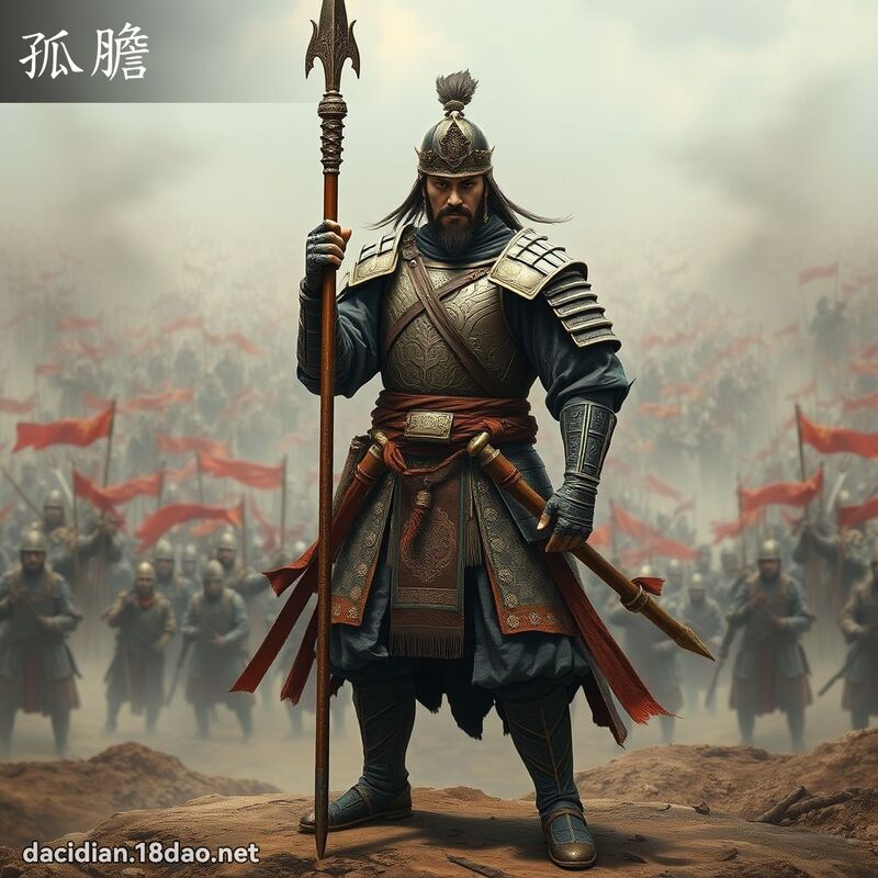 孤膽 - 國語大辭典配圖