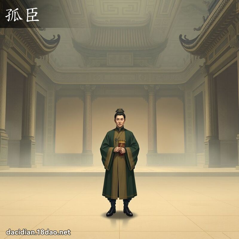 孤臣 - 國語大辭典配圖