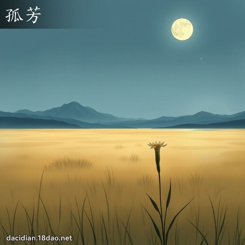 孤芳 - 国语大辞典配图