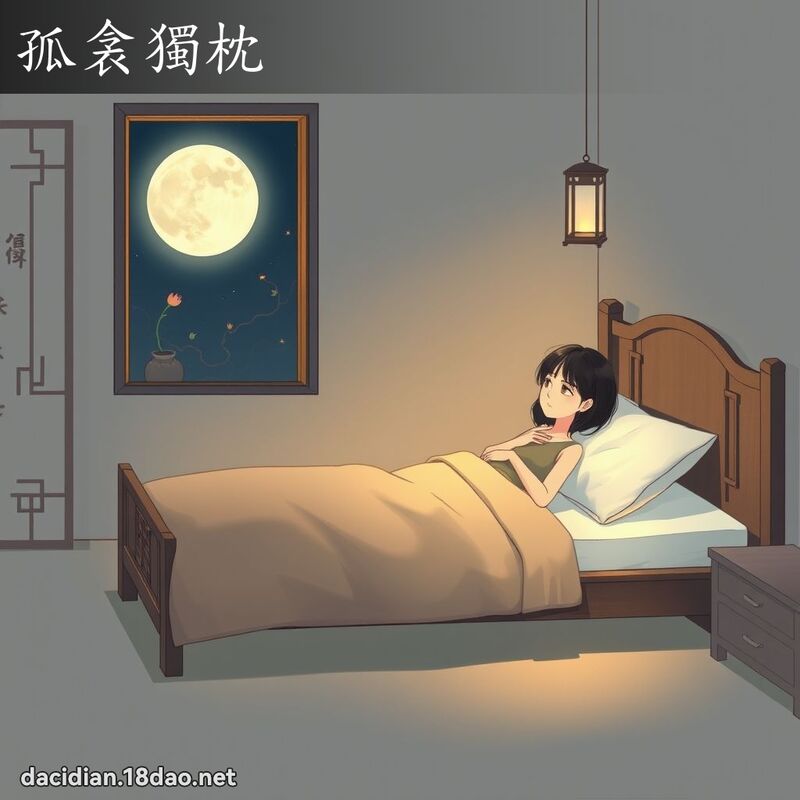 孤衾独枕 - 国语大辞典配图
