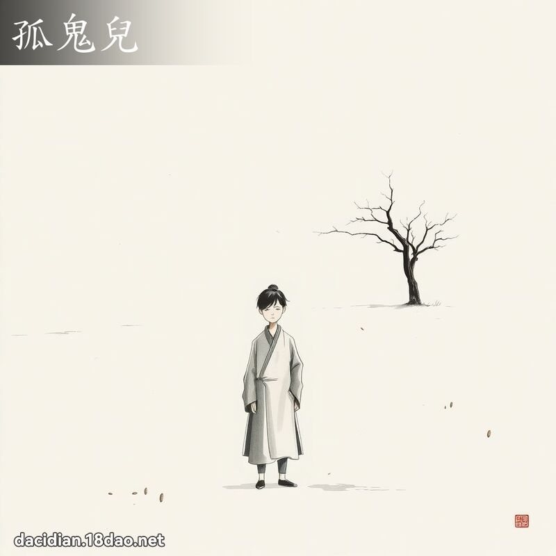 孤鬼兒 - 國語大辭典配圖