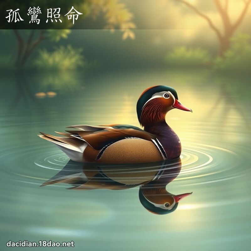 孤鸞照命 - 国语大辞典配图