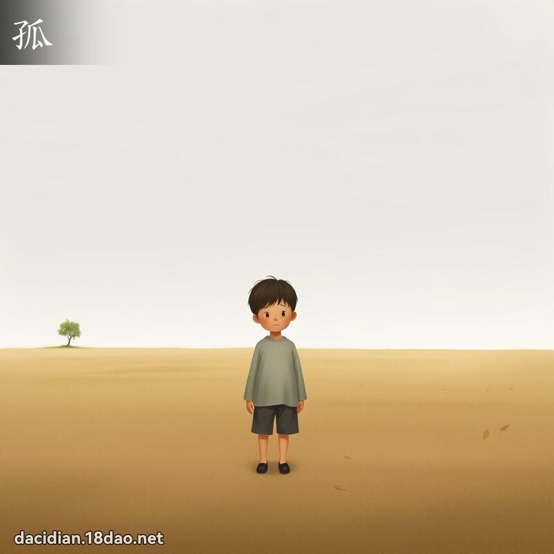 孤 - 国语大辞典配图
