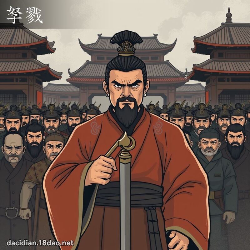 孥戮 - 國語大辭典配圖
