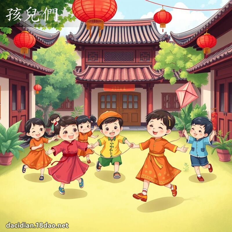 孩儿们 - 国语大辞典配图