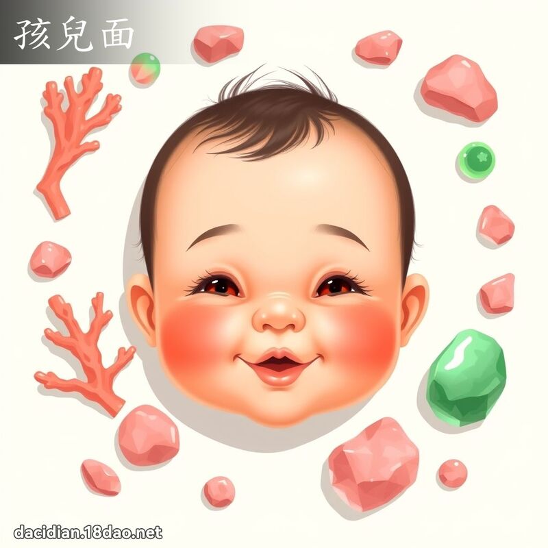 孩兒面 - 國語大辭典配圖