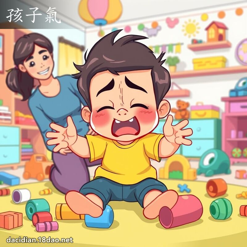 孩子氣 - 國語大辭典配圖