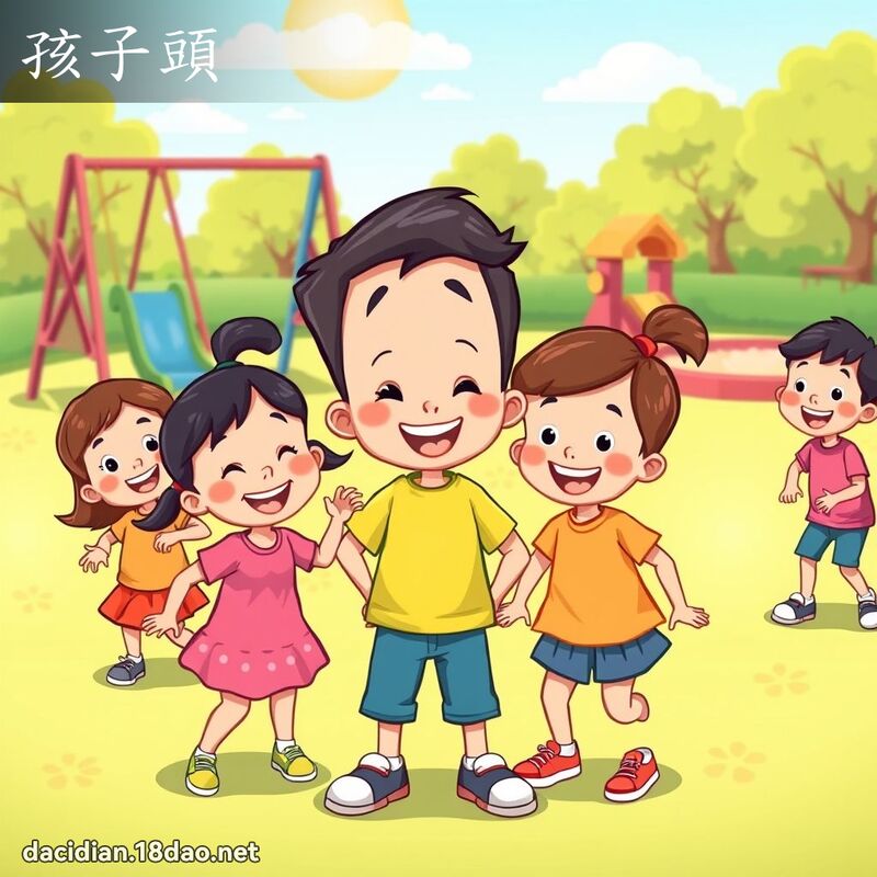 孩子頭 - 國語大辭典配圖