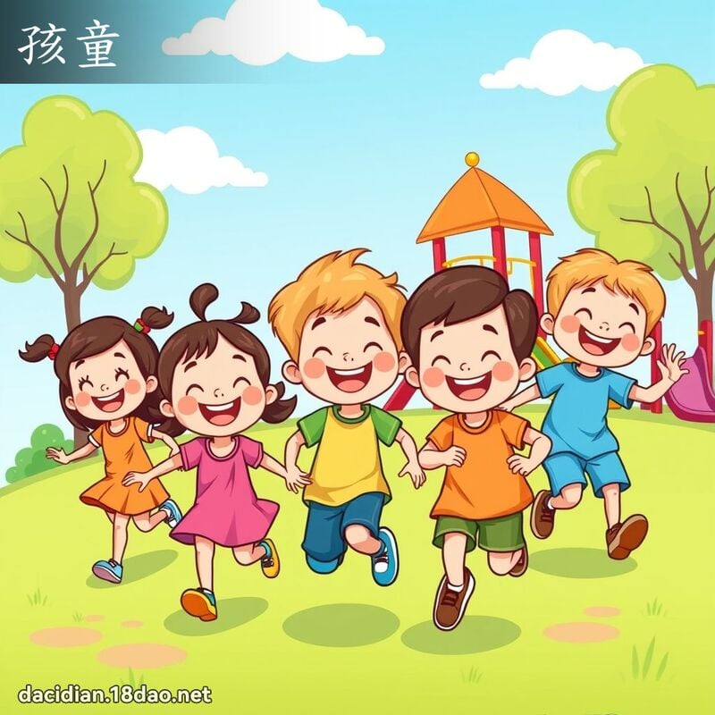 孩童 - 国语大辞典配图
