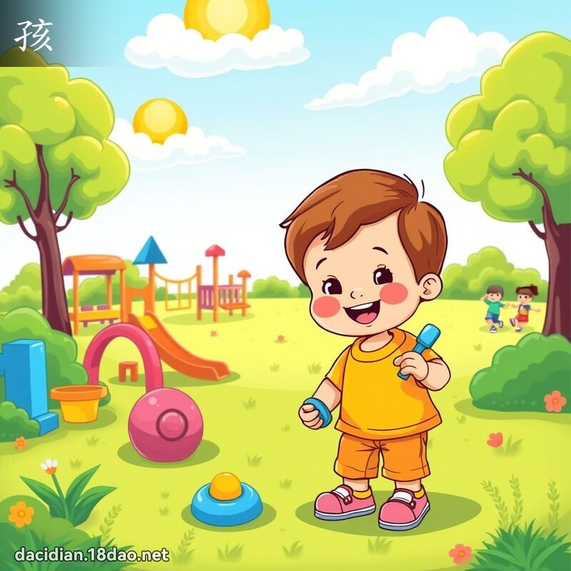 孩 - 国语大辞典配图