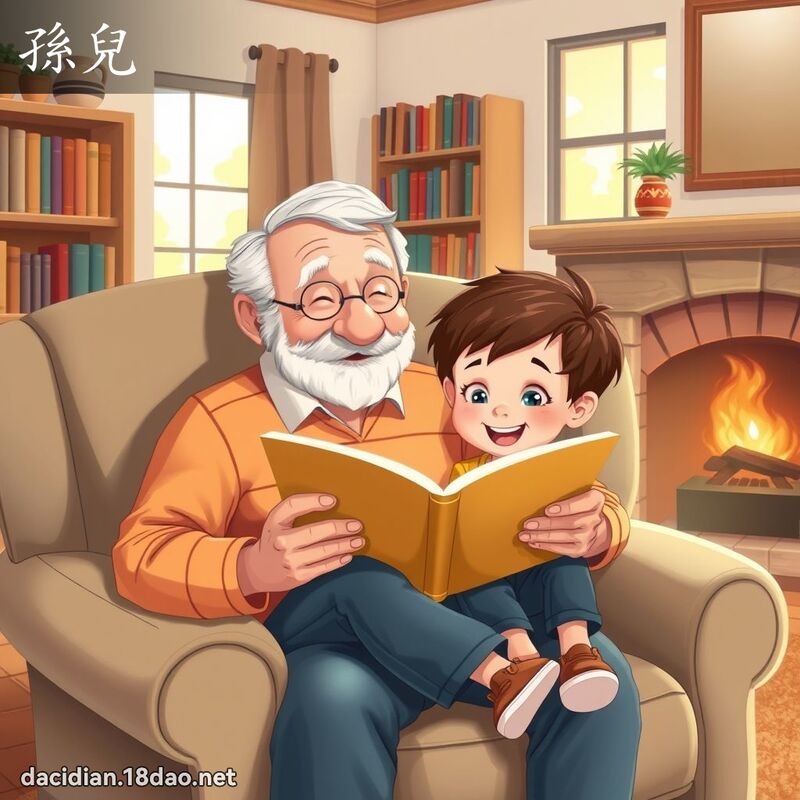 孙儿 - 国语大辞典配图