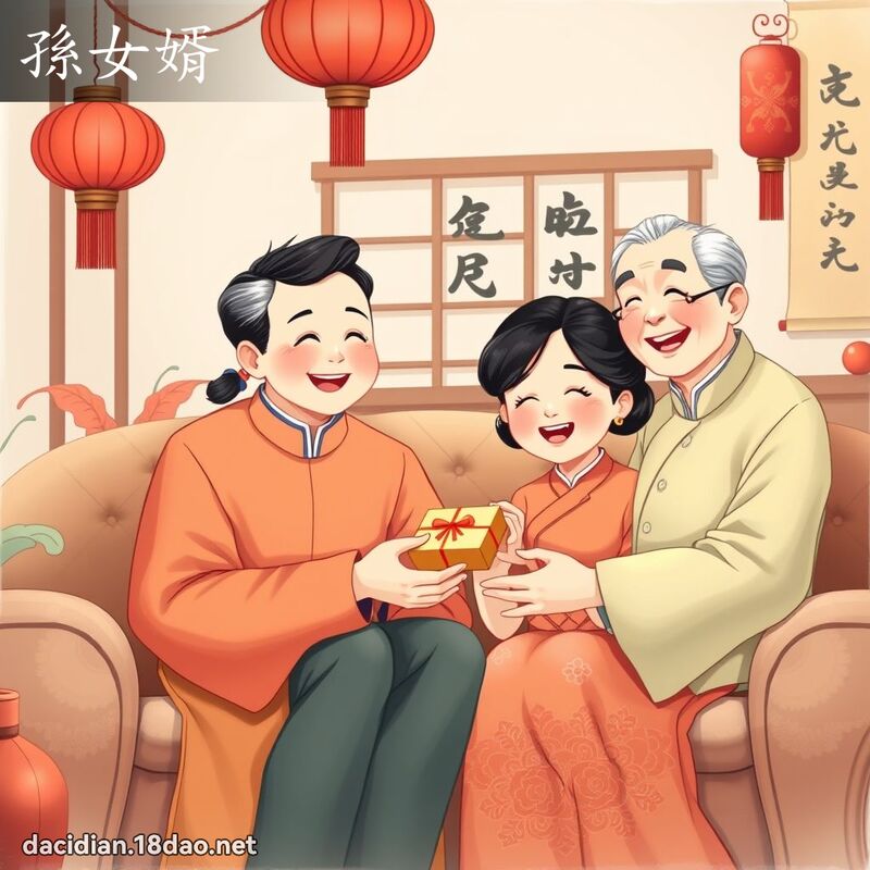 孙女婿 - 国语大辞典配图