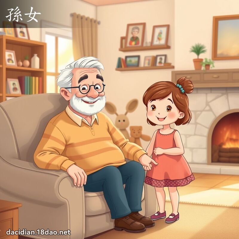 孙女 - 国语大辞典配图