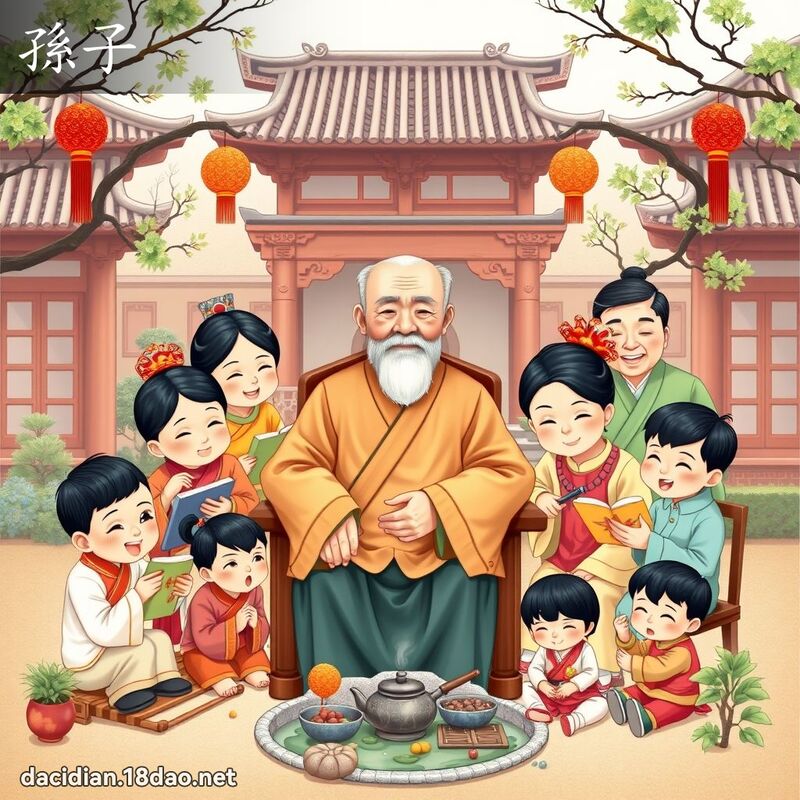 詞語: 孫子 (多意詞)