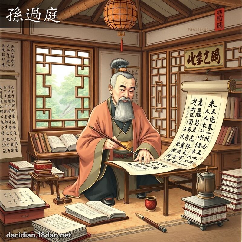 孙过庭 - 国语大辞典配图