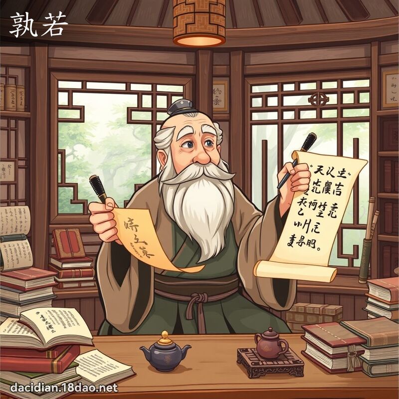孰若 - 国语大辞典配图