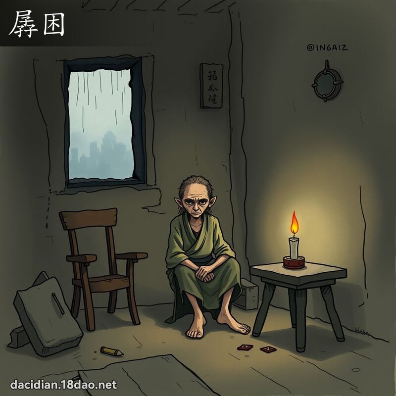 孱困 - 國語大辭典配圖