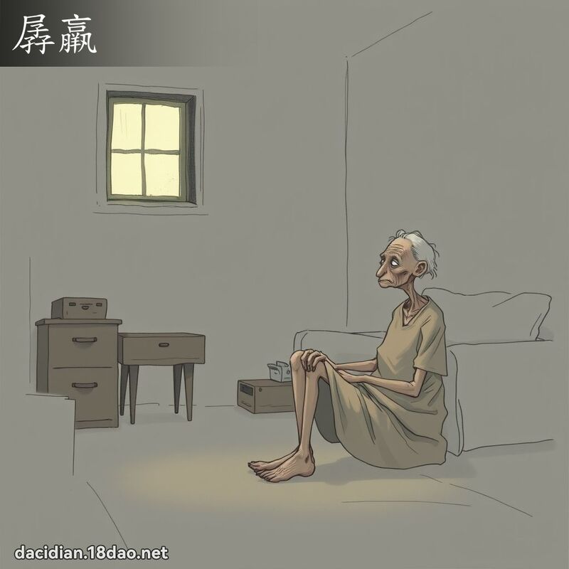 孱羸 - 國語大辭典配圖